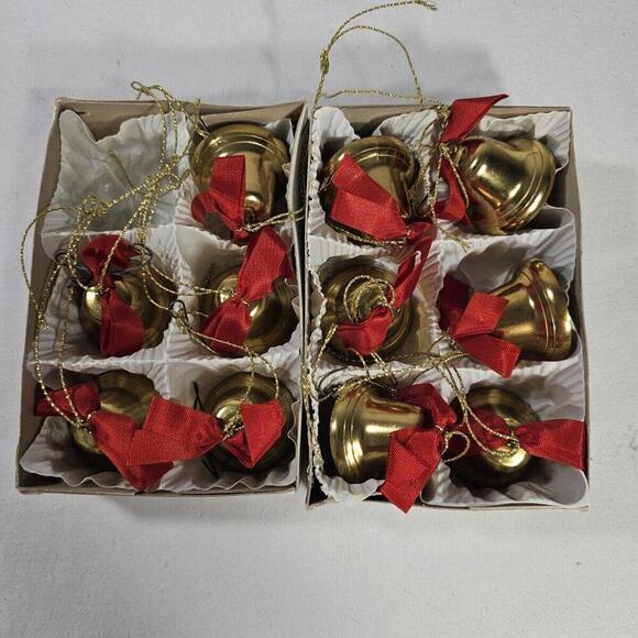 Other - Lot Vintage 11 Christmas Ornaments 1970s 1980s Bells. Peaceful Sound
